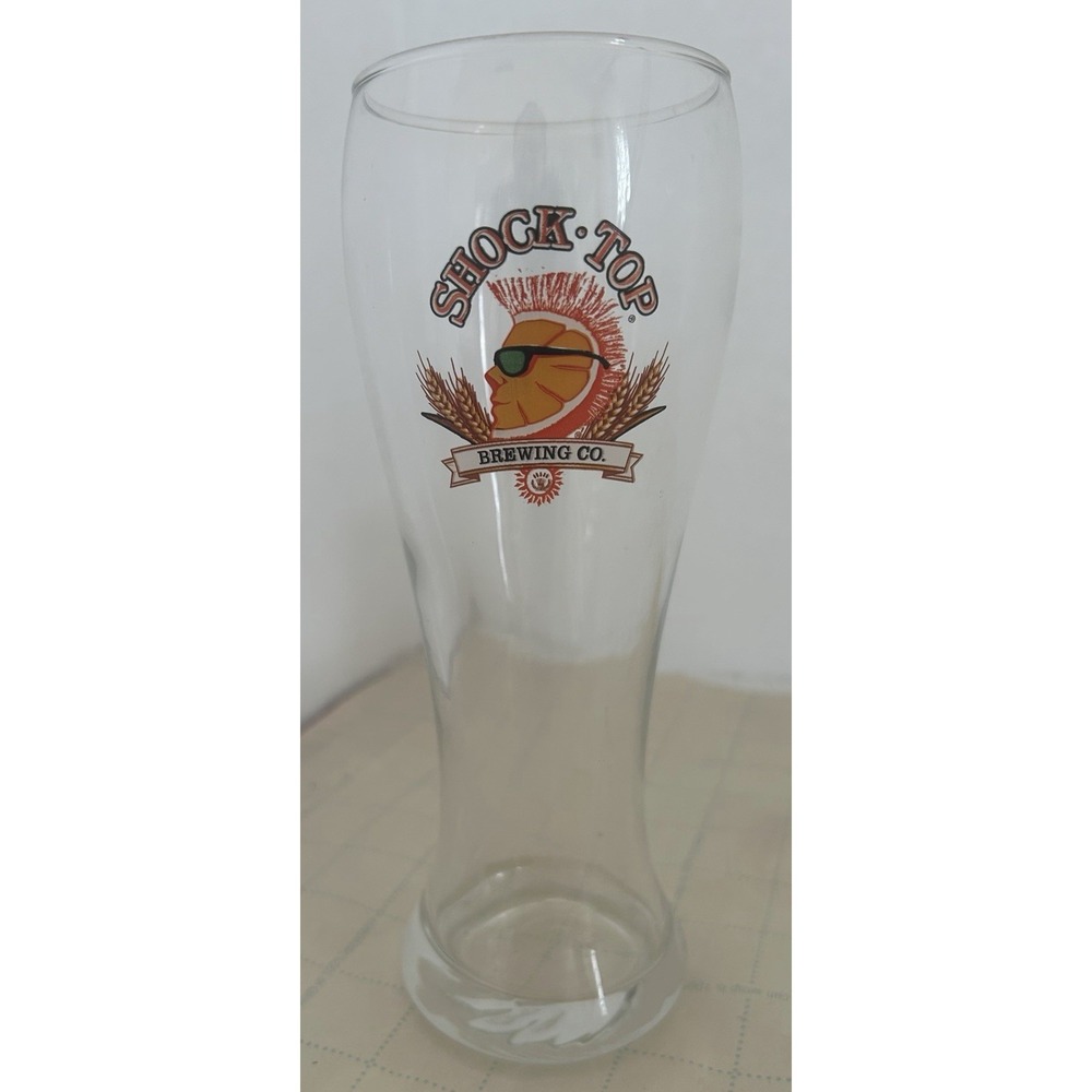 Shock Top Brewing Co. Beer Pilsner Glass Belgian Style Wheat Pint Glass